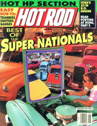 HOT ROD 1991 SEPT - 351W, Z/28, '51 VICKY, EXTRUDE HONE